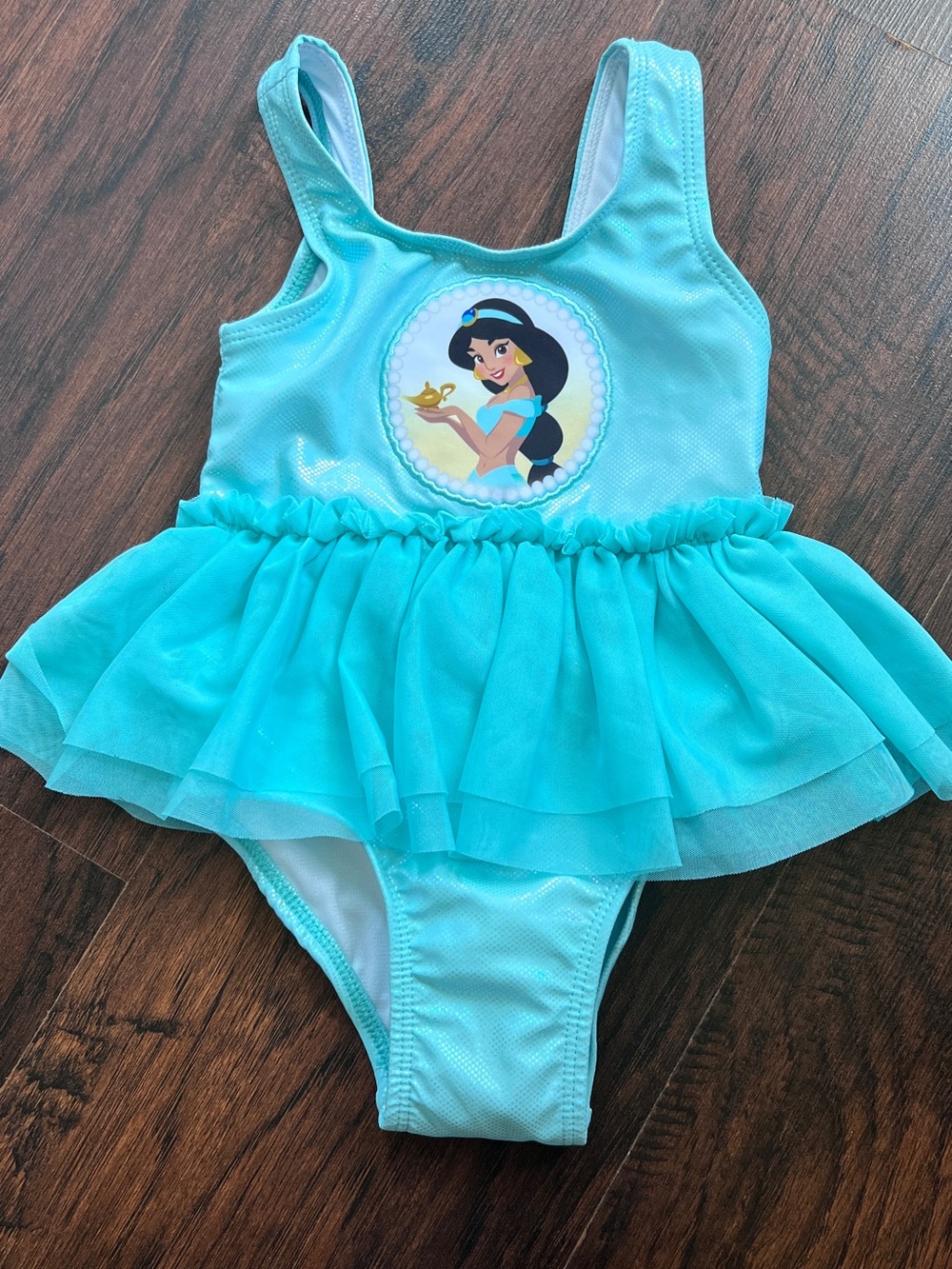 Disney Princess Jasmine one Piece Swimsuit with Tutu NWOT